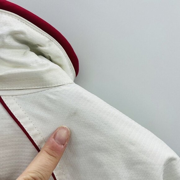 Five Seasons Womens Size 38 Longline Reflective Winter Snow Ski Jacket in Red - Picture 6 of 10